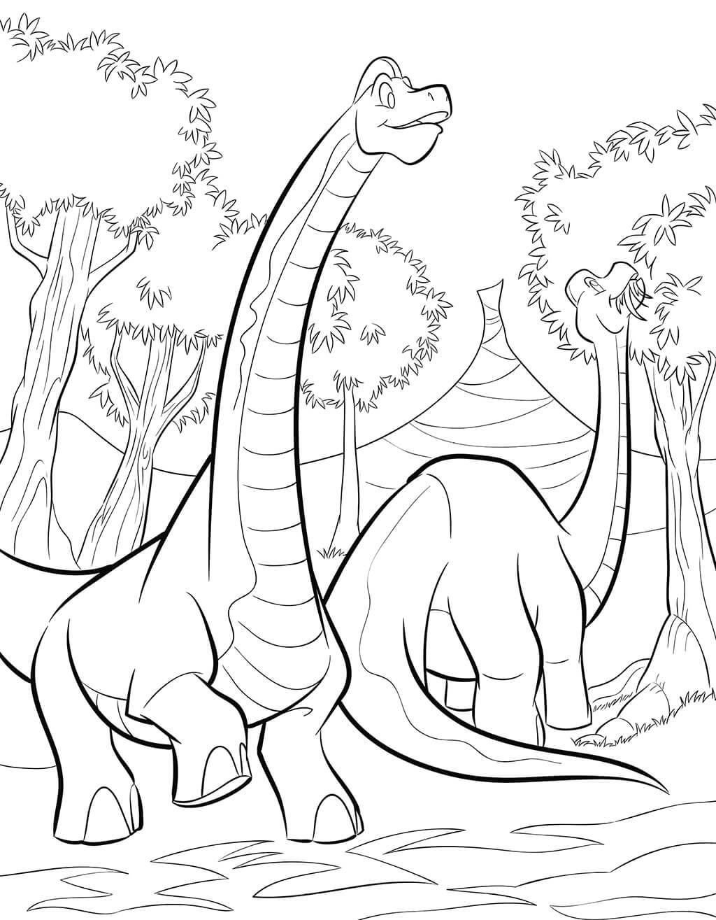 Dinosaur Coloring Book