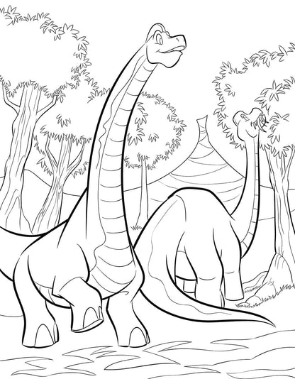 Dinosaur Coloring Book