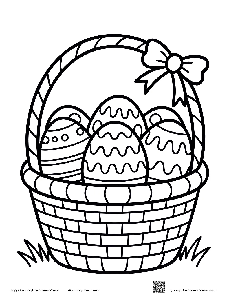 Easter Egg Coloring Pages — 24 Printable Pages for Kids