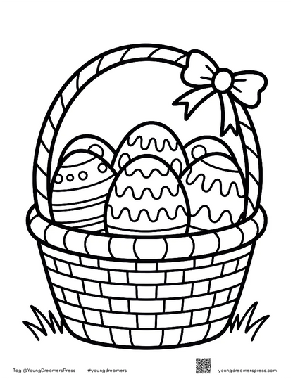 Easter Egg Coloring Pages — 24 Printable Pages for Kids