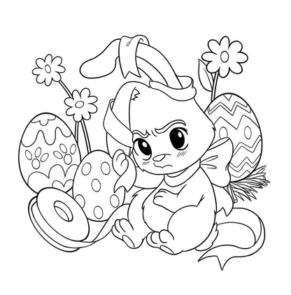 Easter Coloring Book for Kids (Spiral Edition)