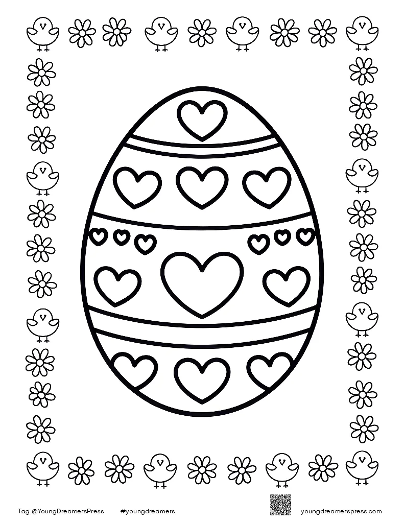 Easter Egg Coloring Pages — 24 Printable Pages for Kids