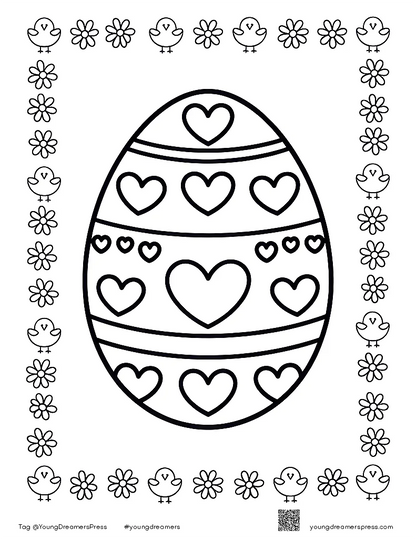 Easter Egg Coloring Pages — 24 Printable Pages for Kids
