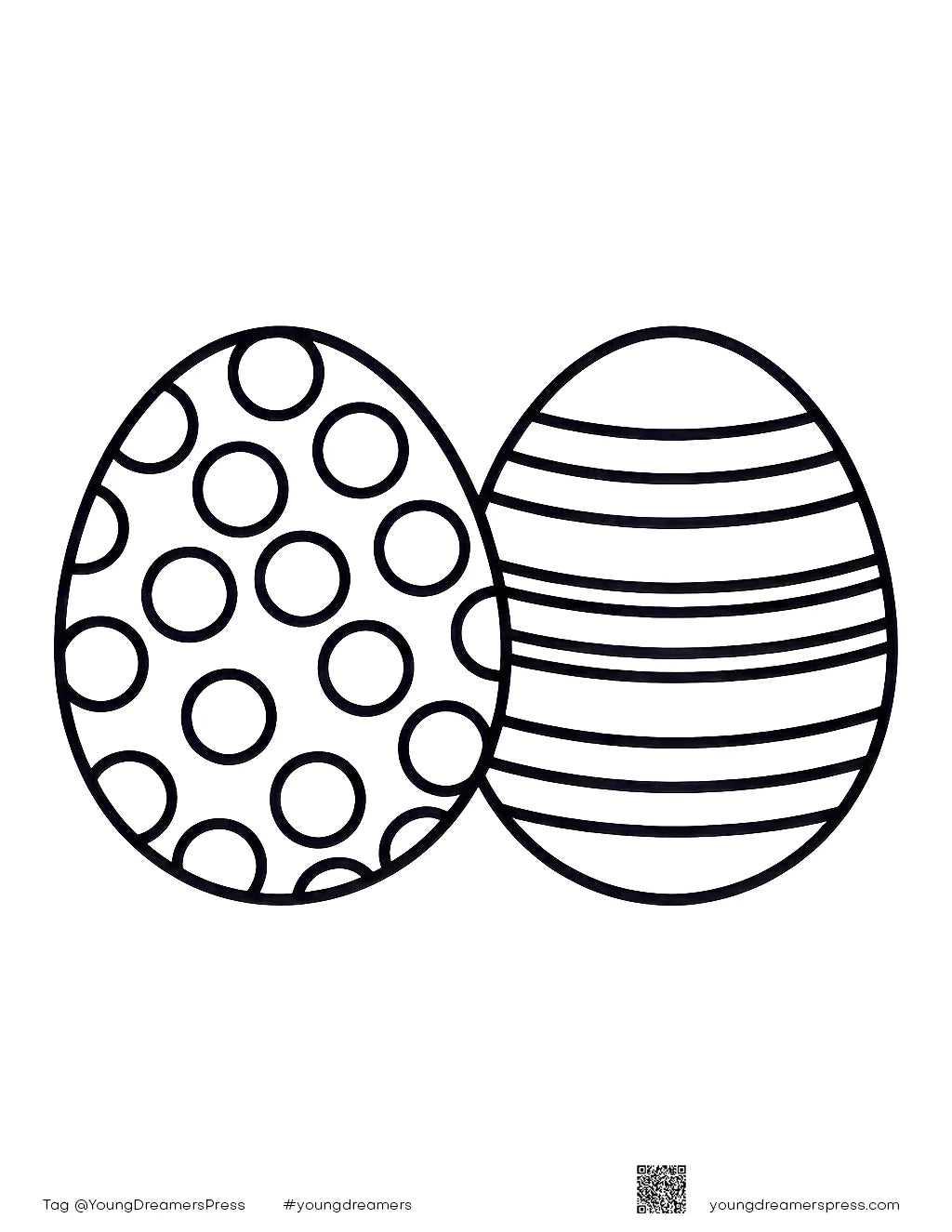 Easter Egg Coloring Pages — 24 Printable Pages for Kids