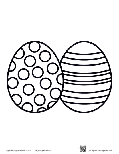Easter Egg Coloring Pages — 24 Printable Pages for Kids