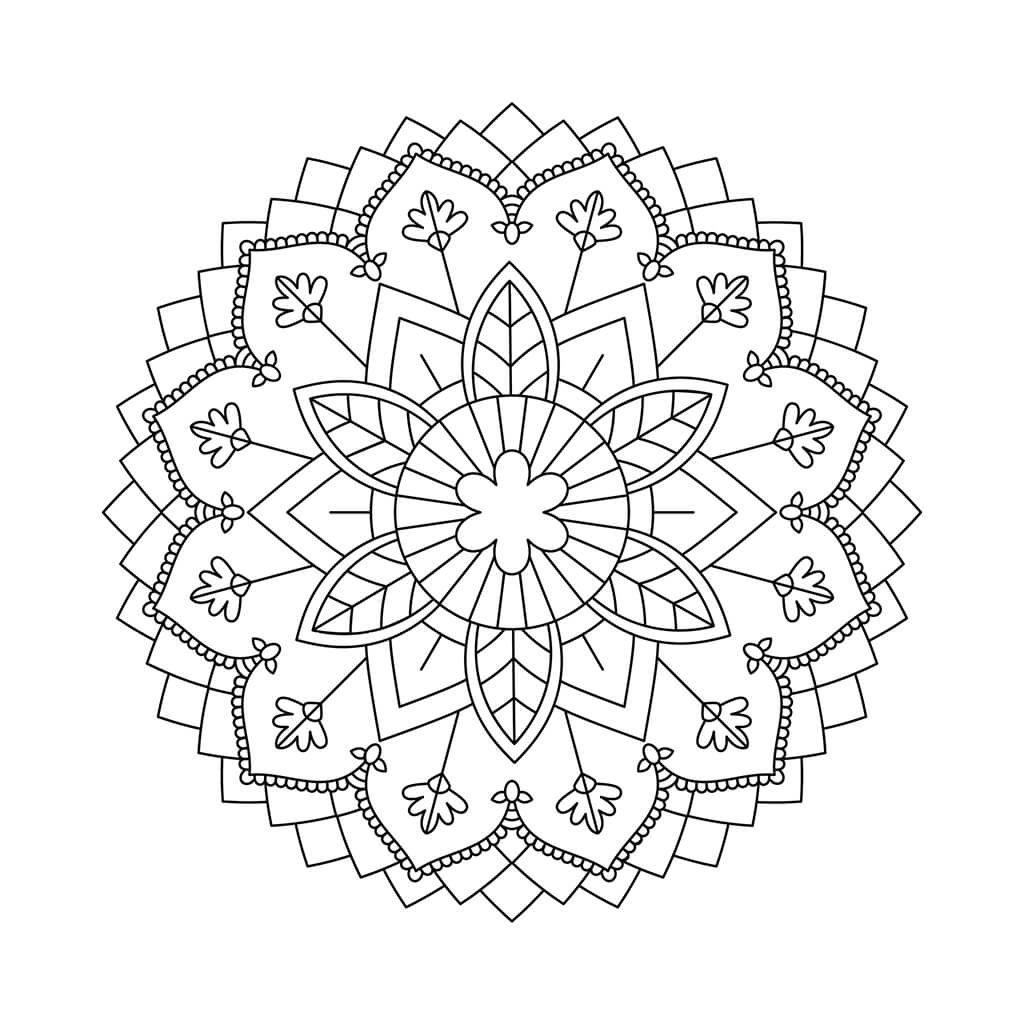 Mandala Coloring Book for Kids