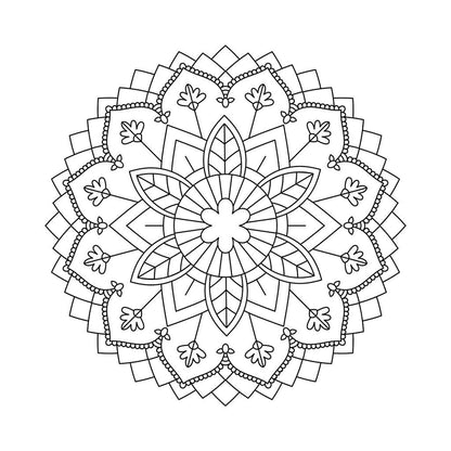 Mandala Coloring Book for Kids