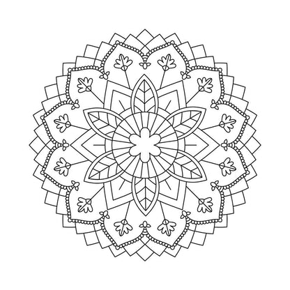 Mandala Coloring Book for Kids (Spiral Edition)