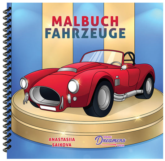 Malbuch Fahrzeuge (Spiralbindung)