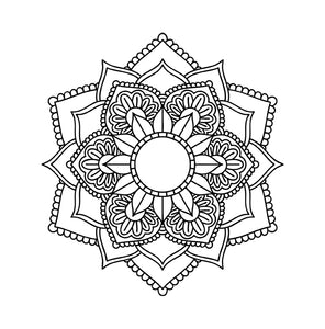 Meditative Mandalas Coloring Book for Kids (Spiral Edition)
