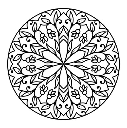 Mindful Mandalas Coloring Book for Kids (Spiral Edition)