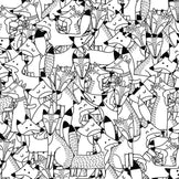 Cute and Playful Patterns Coloring Book – Young Dreamers Press