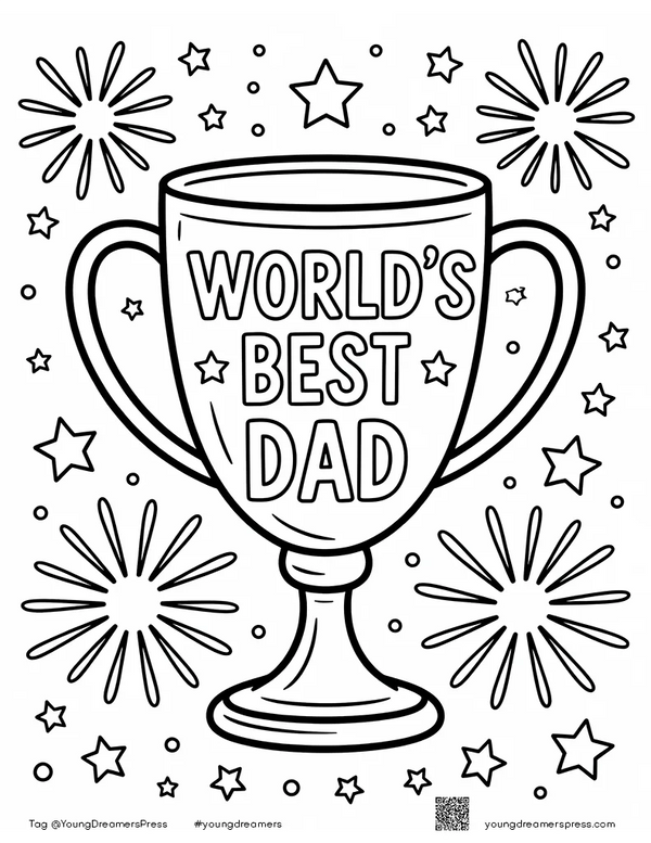 Father's Day — free printable coloring pages for kids