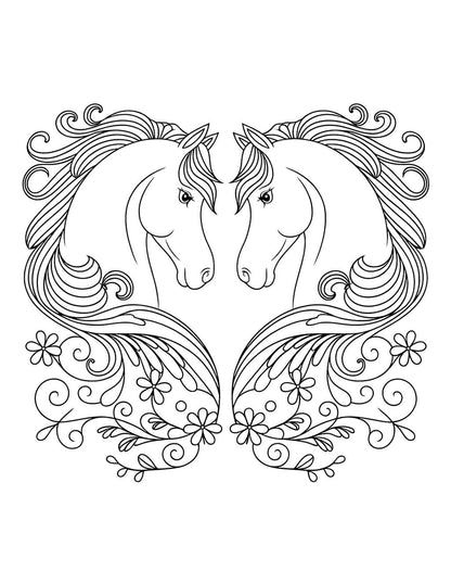 10 Free Horse Coloring Pages