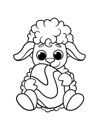 Easter Coloring Book for Toddlers