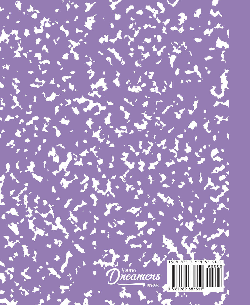 Marbled Composition Notebook: Lavender Marble Wide Ruled Paper