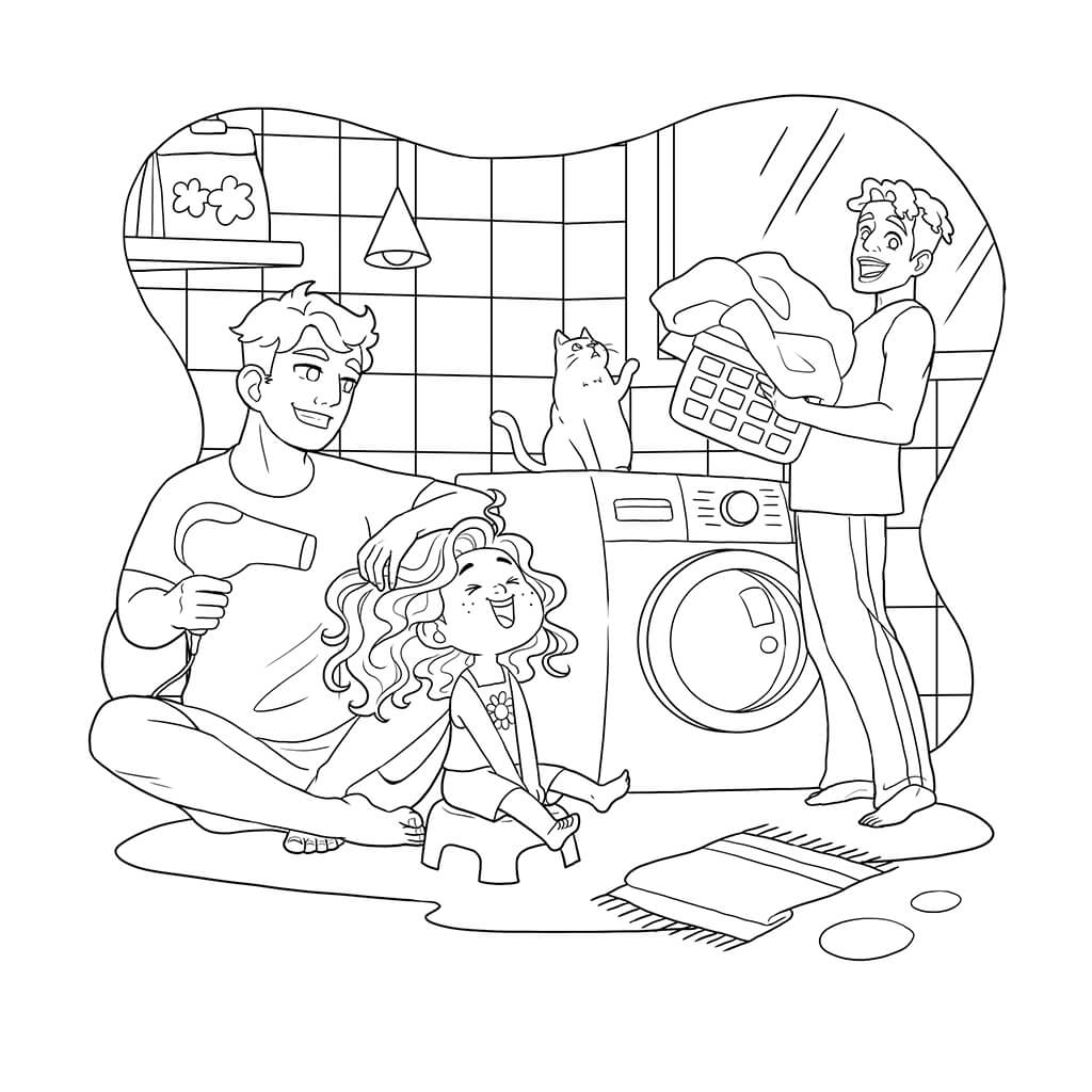 LGBTQ Kids Coloring Book