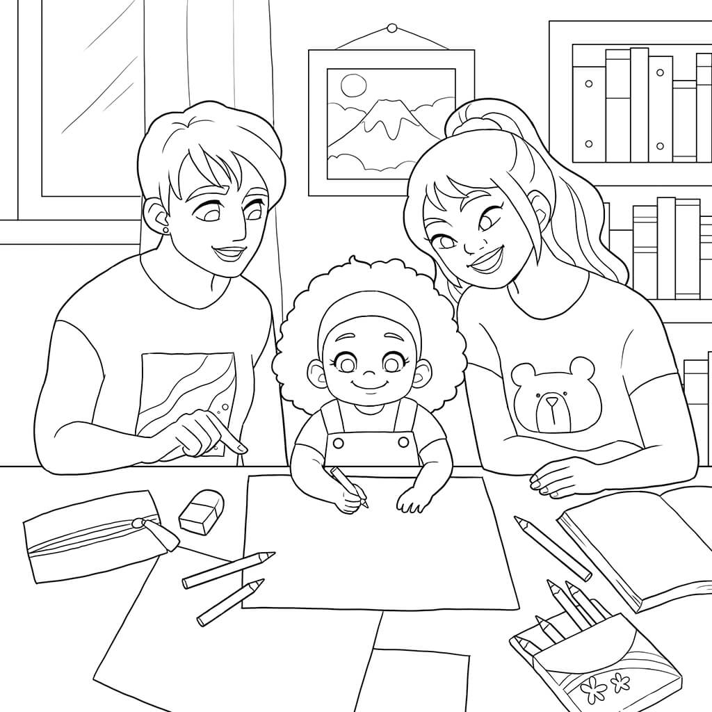 LGBTQ Kids Coloring Book