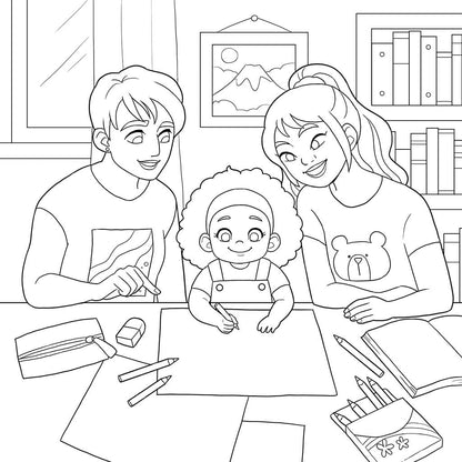 LGBTQ Kids Coloring Book