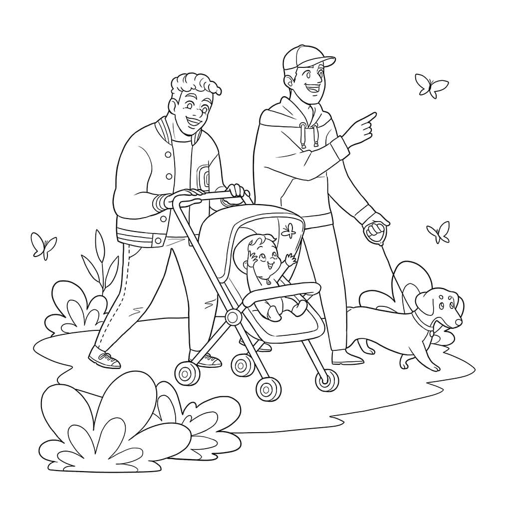 LGBTQ Kids Coloring Book