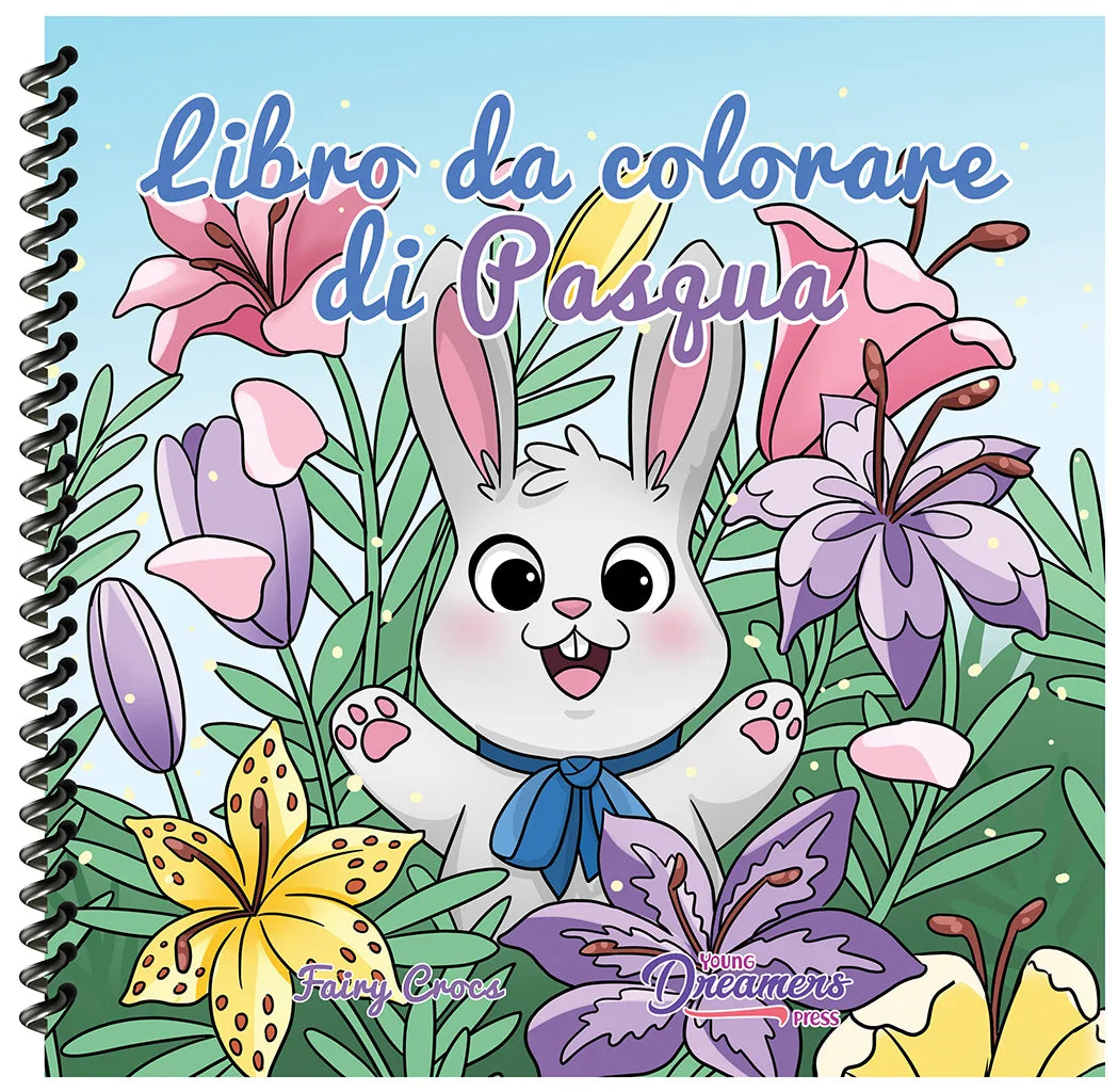 Libro da colorare di Pasqua spiral edition cover