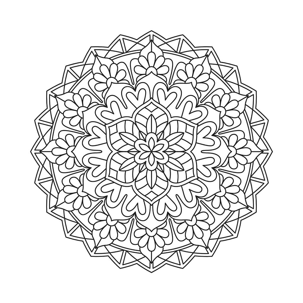 Mandala Coloring Book for Kids