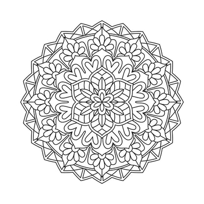 Meditative Mandalas Coloring Book for Kids (Spiral Edition)