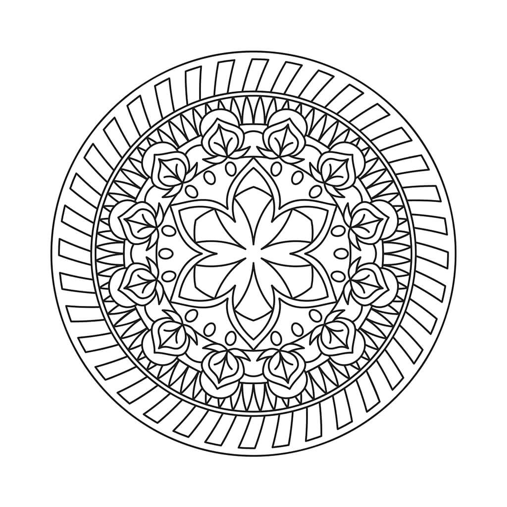 Mandala Coloring Book for Kids