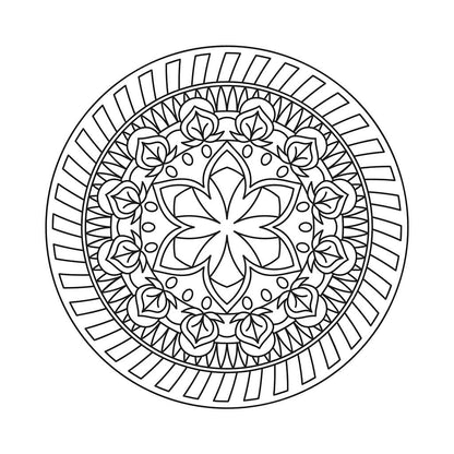 Mandala Coloring Book for Kids