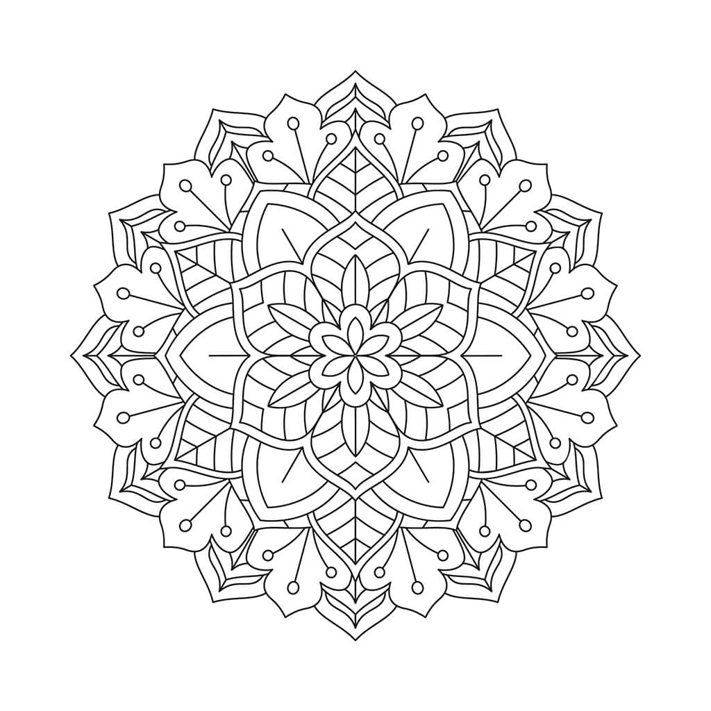 Mandala Coloring Book for Kids