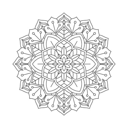 Mandala Coloring Book for Kids