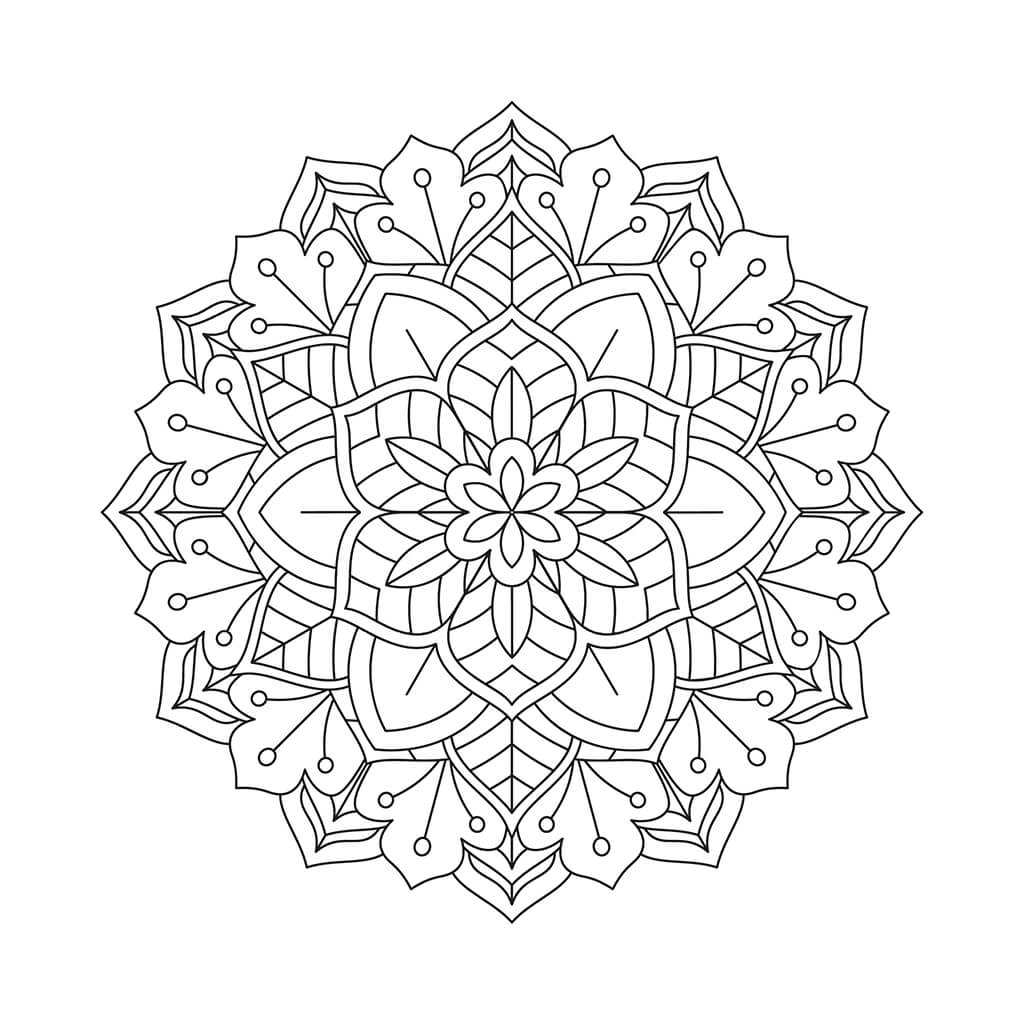Mandala Coloring Book for Kids (Spiral Edition)