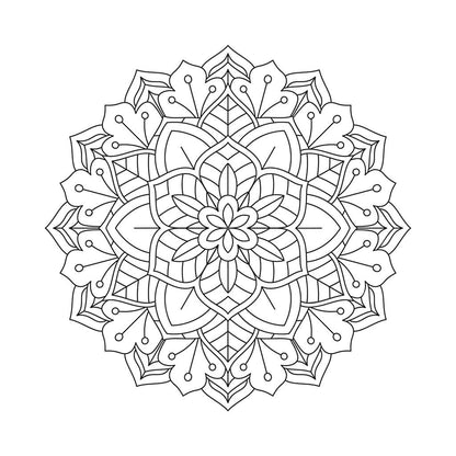 Mandala Coloring Book for Kids (Spiral Edition)