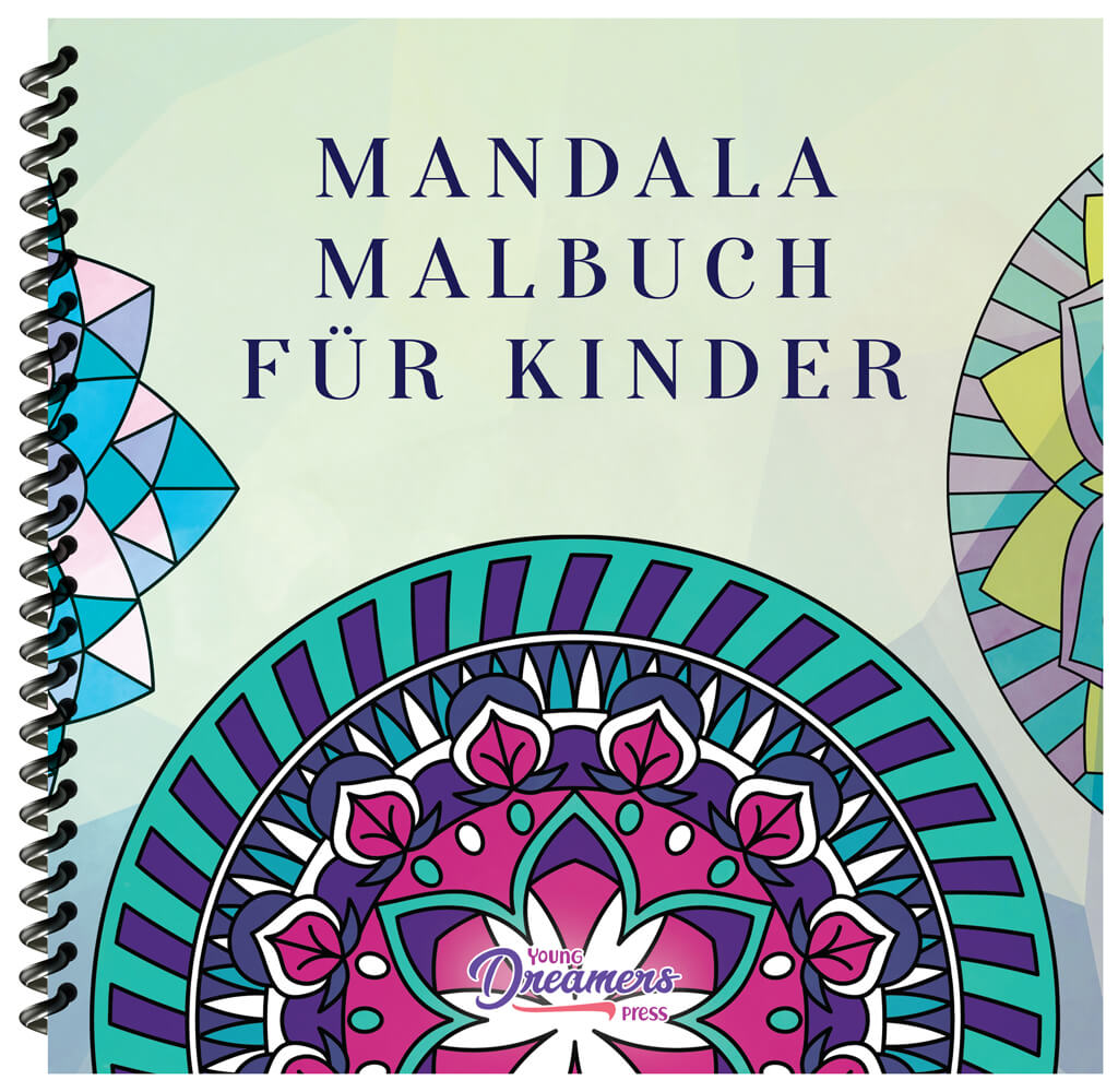 Mandala Malbuch für Kinder (Spiralbindung)