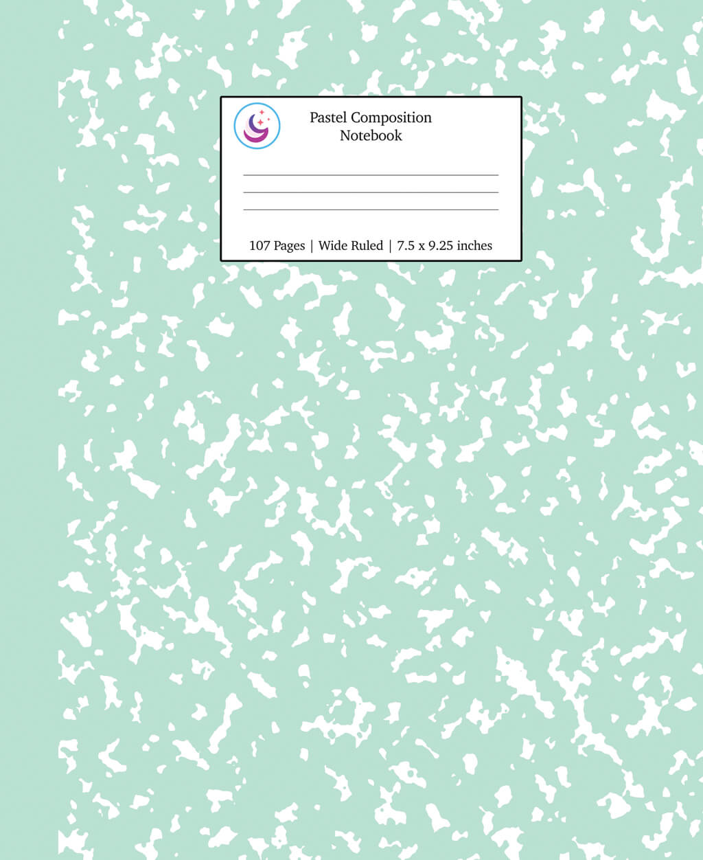 Pastel Green Notebook Wide Ruled