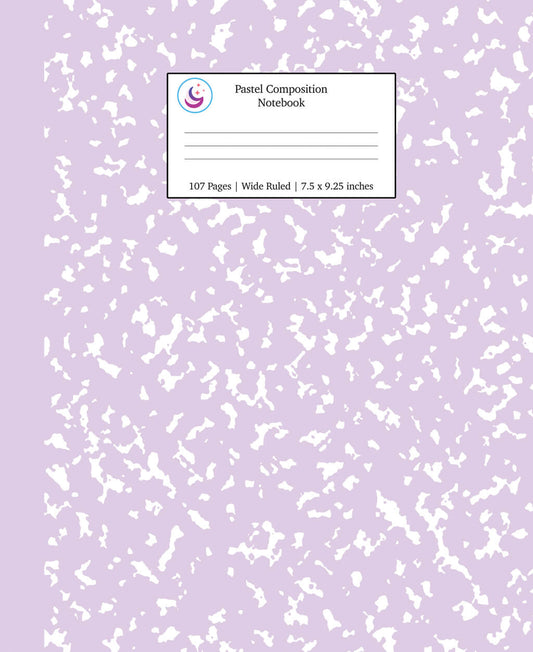 Pastel Purple Notebook Wide Ruled