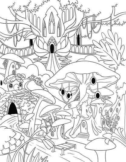 Fairy Coloring Book