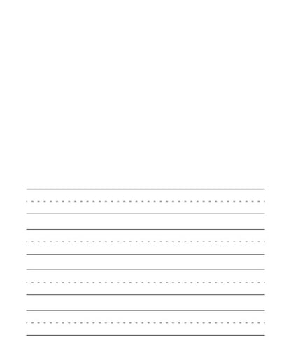 Primary Composition Notebook K-2: Solar System with Planets