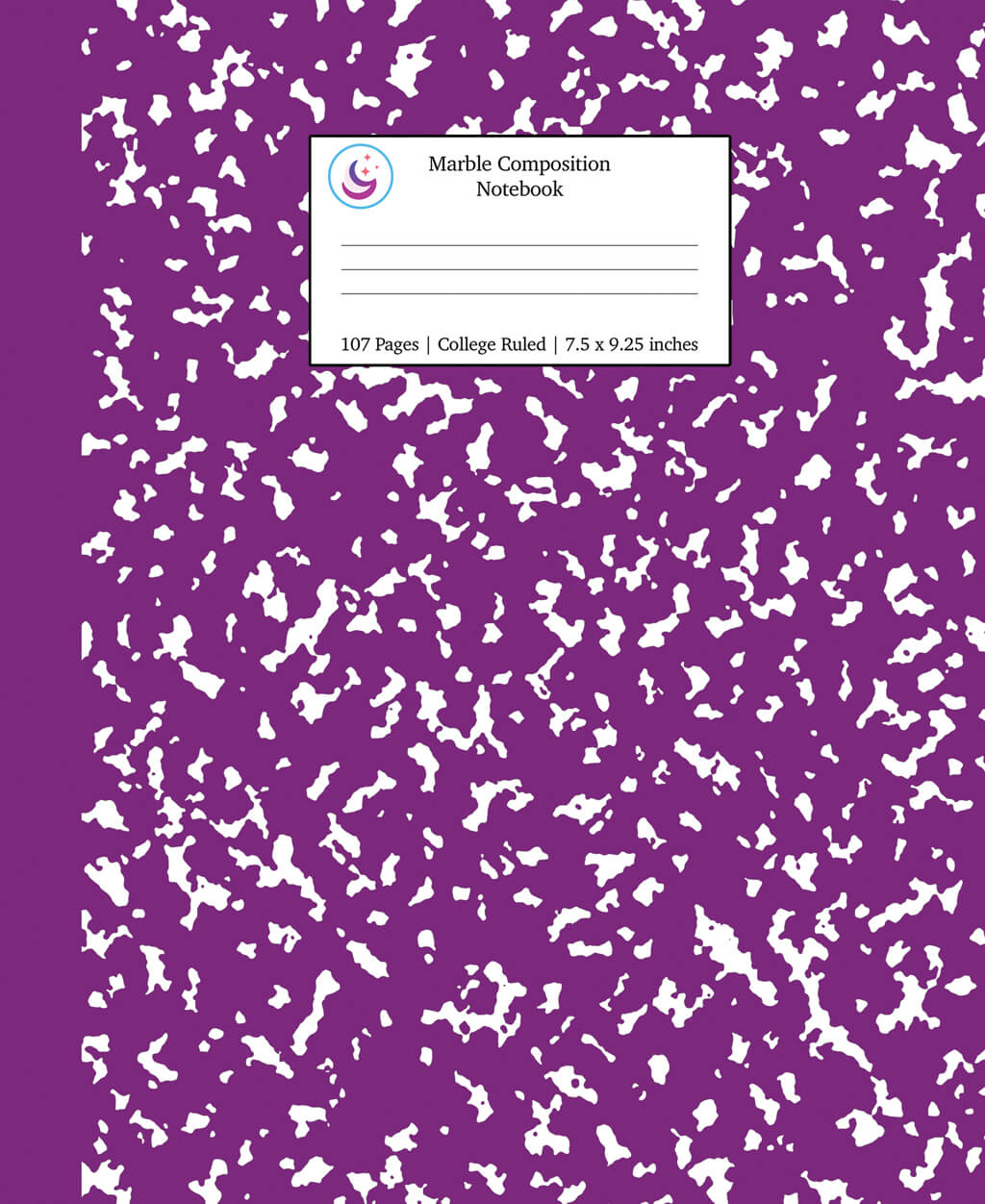 Purple College Ruled Notebook