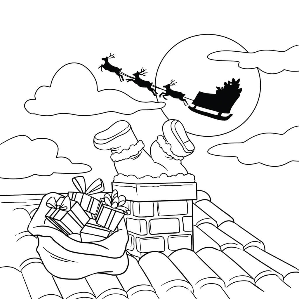 Christmas Coloring Book for Kids (Spiral Edition)
