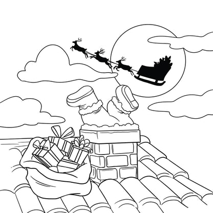 Christmas Coloring Book for Kids (Spiral Edition)