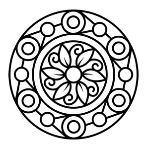 Mindful Mandalas Coloring Book for Kids (Spiral Edition)