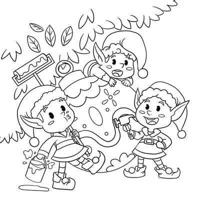 Christmas Coloring Book for Kids (Spiral Edition)