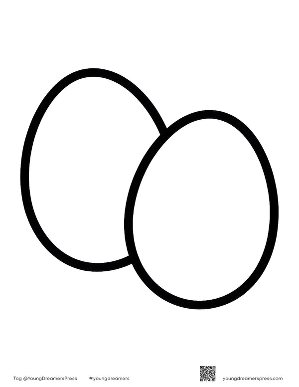 Free printable Free Easter Egg Coloring Page for Toddlers coloring page for kids