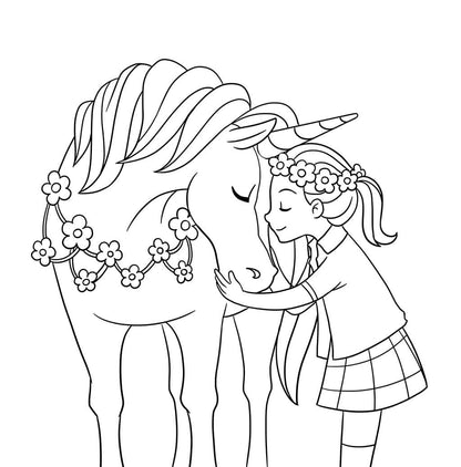 Unicorn Coloring Book for Kids (Spiral Edition)