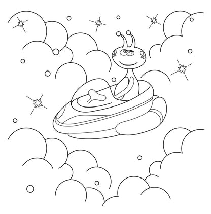 Coloriage de l'Espace pour les enfants