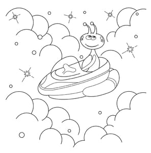 Coloriage de l'Espace pour les enfants