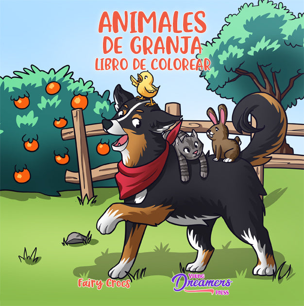 Animales de granja libro de colorear