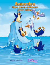Load image into Gallery viewer, Animales libro para colorear para niños
