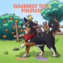Load image into Gallery viewer, Bauernhof Tiere Malbuch
